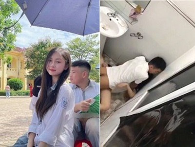 Nữ sinh cấp 3 uống say bị thằng bạn nó địt